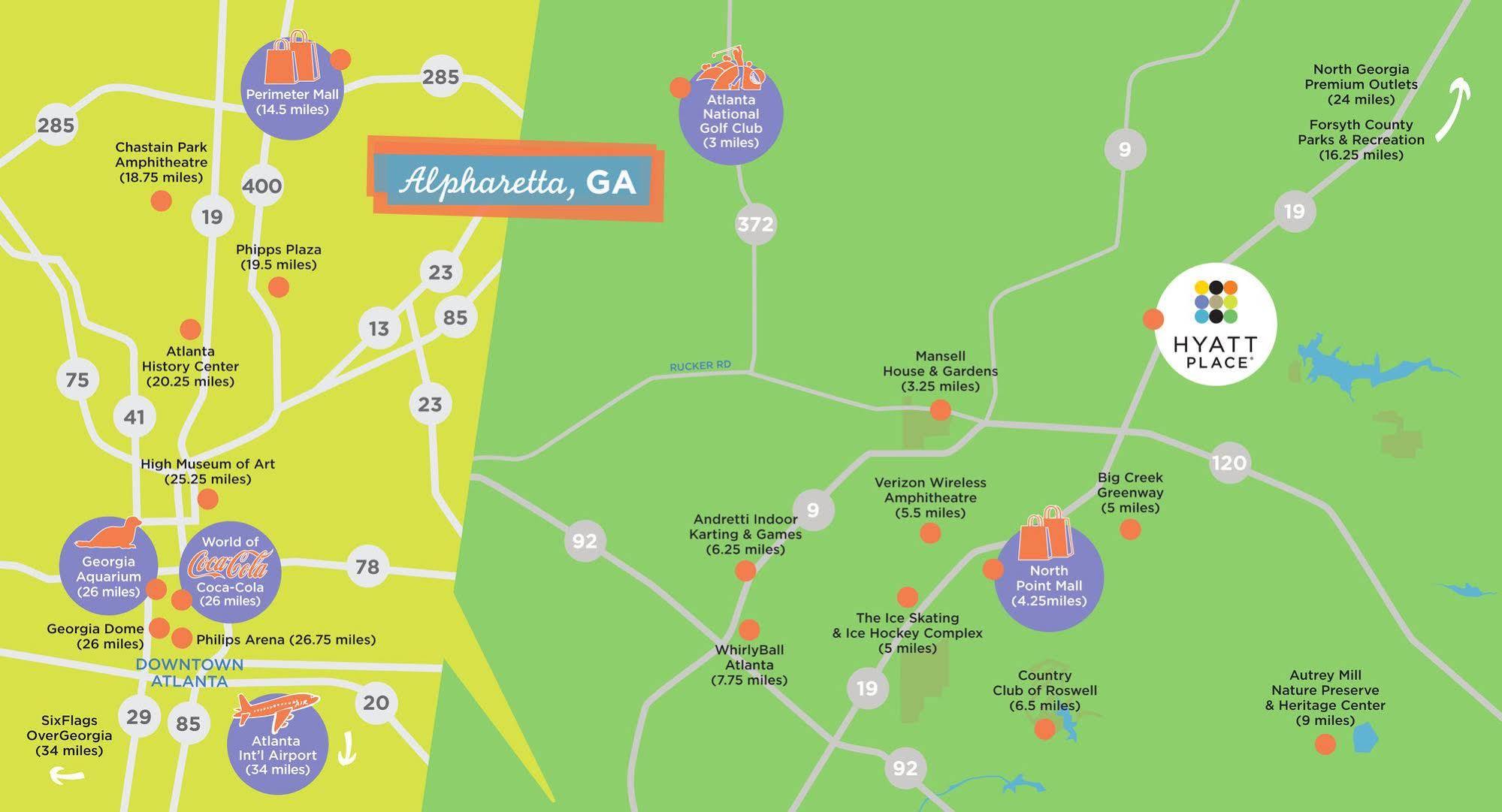 Hyatt Place Atlanta / Alpharetta / Windward Parkway Eksteriør bilde